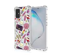 ATISIJIE Funda para Samsung Galaxy S21 FE 5G,para Niñas y Mujeres,Diseño de Florales Flores a Prueba de Golpe Transparente Funda para Samsung Galaxy S21 FE 5G-A43