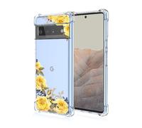 ATISIJIE Funda para Xiaomi Mi 10T Pro,para Niñas y Mujeres,Diseño de Florales Flores a Prueba de Golpe Transparente Funda para Xiaomi Mi 10T Pro-A53