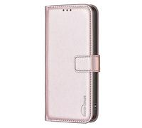 ATISIJIE para Samsung Galaxy A51 4G/M40S/A515F Funda,Premium Leather PU Billetera Carcasa Libro de Cuero,con[Ranuras y Tarjetas][Cierre Magnético][Funda movil] Flip Protector Telefono-Oro Rosa