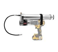 ATIVERE - Adaptador de Taladro eléctrico para Pistola de Grasa con Carga de 414 g, acoplador de Pistola de engrase bloqueable, Manguera de Alta presión de 30,5 cm, Manguera de extensión rígida,