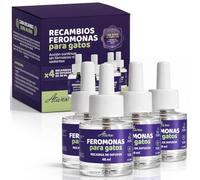 Ativex Feromonas para Gatos - 4 Recambios (120 días, 48 ml) - Ayuda a Crear Armonía y Reducir Conflictos Entre Gatos como el Estrés, Arañazos, Miedos, Cambios, Marcaje con Orina.