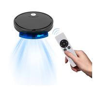 ATIVLB Barredora 3 en 1 con ruedas y depósito de polvo, barredora multifunción, mando a distancia, aplicación, método de control de botón, máquina de succión robótica de 55 dB con 1800 Pa para hogares