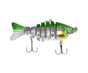 Atización de pesca de natación, señuelos de pesca para trucha de bajo | escarpines de peces lentos multininietas | Cebos duros, kit de spinnerbaits, crankbaits de agua realista, equipo de agua