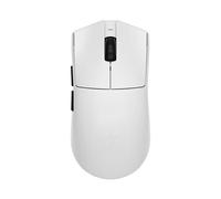 ATK Blazing Sky X1 V2 - Ratón inalámbrico para juegos, 54 g, ligero, sensor PAW3950Ultra, Nordic 54L15 MCU, interruptores ópticos, nuevo dongle GEM 8K, modo dual 2.4G/con cable (Ultimate, blanco)