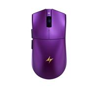 ATK Blazing Sky X1 V2 - Ratón inalámbrico para juegos, 54 g, ligero, sensor PAW3950Ultra, Nordic 54L20 MCU, interruptores ópticos, nuevo dongle GEM 8K, modo dual 2.4G/con cable (extremo, morado