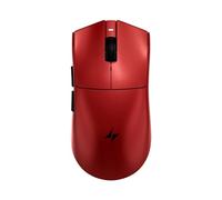 ATK Blazing Sky X1 V2 - Ratón inalámbrico para juegos, 54 g, ligero, sensor PAW3950Ultra, Nordic 54L20 MCU, interruptores ópticos, nuevo dongle GEM 8K, modo dual 2.4G/con cable (extremo, rojo metálico