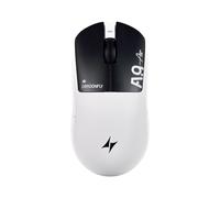 ATK Dragonfly A9 Air - Ratón inalámbrico para juegos, PAW3950 Ultra Sensor, DPI hasta 42.000, 47 g, ligero, sondeo 8K, duración de la batería de 300 horas, nanorrevestimiento, modo dual 2.4G/con cable
