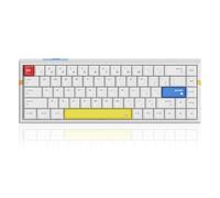 ATK Teclado para juegos RS6 Ultra 65% con efecto Hall con cable | Disparador rápido, accionamiento ajustable, sondeo de 8 KHz, carcasa de aluminio, retroiluminación RGB, latencia de 0,08 ms