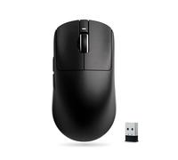ATK VXE Dragonfly R1 Series Ratón inalámbrico para juegos - Ultraligero (48-55 g), sensor PixArt PAW3395/3395 SE, DPI ajustable hasta 26.000 (R1 Pro Max, negro)