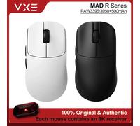 ATK VXE MAD R/R MAJOR Ratón ultraligero para juegos de deportes electrónicos inalámbrico Modo dual PAW3395/3950 Ratones ergonómicos Estándar 8K MAJOR Plus -White