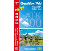 ATK100-7 Oberpfälzer Wald (Amtliche Topographische Karte 1:100000): Weiden i.d.OPf., Amberg, Cham