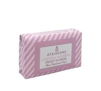 Atkinsons Sweet Flower - Jabón perfumado de 125 g - Jabón resistente a las flores con rosa e iris - Piel suave y perfumada - Fabricado en Italia (1)