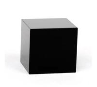 AtkitS Meditación de cristal natural de obsidiana negra de cuarzo con cristales pulidos, minerales para decoración del hogar (tamaño: 3 cm)