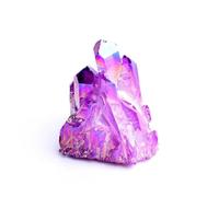 AtkitS meditación Decoración de espécimen Mineral de Color galvanizado de racimo de Cristal Natural (Color : Purple, Size : 100g)