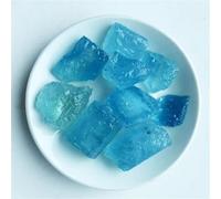 AtkitS meditación Espécimen Mineral de cuarcita de Aguamarina de Cristal Natural, decoración de la habitación del hogar (Size : 30-50g)