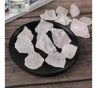 AtkitS meditación Piedra de Cristal Natural Cuarzo Blanco Claro for decoración de acuarios (Size : 180-200g)