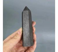 AtkitS Shungite de cristal natural para meditación de cuarzo negro para meditación bruja (tamaño: 1 unidad)
