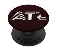 ATL Atlanta GA Diseño Retro PopSockets PopGrip Adhesivo