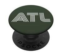 ATL Atlanta GA Diseño Retro PopSockets PopGrip Adhesivo