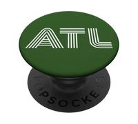 ATL Atlanta GA Diseño Retro PopSockets PopGrip Adhesivo