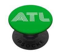 ATL Atlanta GA Diseño Retro PopSockets PopGrip Adhesivo