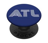 ATL Atlanta GA Diseño Retro PopSockets PopGrip Adhesivo