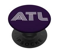 ATL Atlanta GA Diseño Retro PopSockets PopGrip Adhesivo