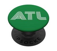 ATL Atlanta GA Diseño Retro PopSockets PopGrip Adhesivo
