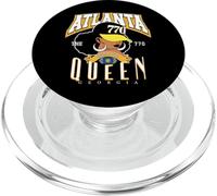 ATL Black Queens Brillan en 770 Estilo de código de área PopSockets PopGrip para MagSafe
