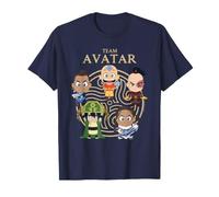 ATLA Team Avatar Chibi Character Group Retro Cartoon Camiseta