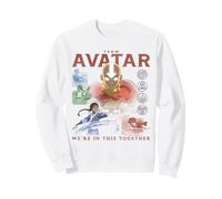 ATLA Team Avatar We're in This Together Collage Cartoon Sudadera