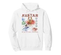 ATLA Team Avatar We're in This Together Collage Cartoon Sudadera con Capucha