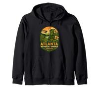 Atlanta Botanical Garden Camisa Floral Muse Skyline View Sudadera con Capucha