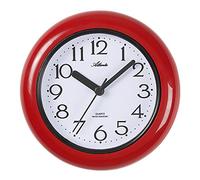Atlanta reloj de baño impermeable para colgar y colocar rojo - 454/1