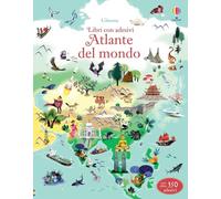 Atlante del mondo. Con adesivi. Ediz. illustrata (Libri con adesivi. A partire da 5 anni)
