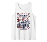 Atlantic City NJ Hotrod - Diseño Vintage para Coche y Motocicleta Camiseta sin Mangas