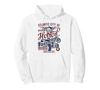 Atlantic City NJ Hotrod - Diseño Vintage para Coche y Motocicleta Sudadera con Capucha