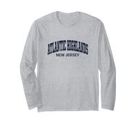 Atlantic Highlands New Jersey Distressed Arch Manga Larga
