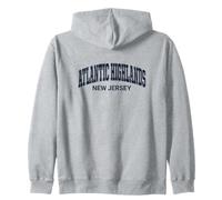 Atlantic Highlands New Jersey Distressed Arch Sudadera con Capucha