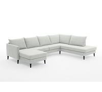 Atlantic Home Collection Sofá Modular rinconero con Esquina a la Derecha y cheslón a la Izquierda