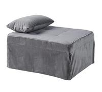 Atlantic Home Collection Taburete multifunción Finn, Funda de Pana, 80 x 70 x 43 cm