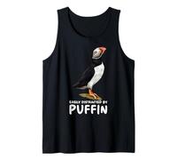 Atlantic Puffin Muffin Seabird Easily Distracted By Puffin Camiseta sin Mangas