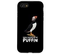 Atlantic Puffin Muffin Seabird Easily Distracted By Puffin Carcasa para iPhone SE (2020) / 7 / 8