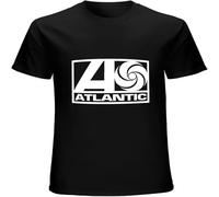 Atlantic Records Men's T Shirt Unisex tee Clothing Black XL