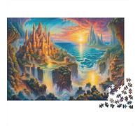 Atlántida Puzzle De 1000 Piezas Interesante Rompecabezas para Adultos De Madera para Adultos Pintura Hobby 1000pcs (75x50cm)