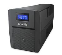 Atlantis A03-HP2003 Sistema de alimentación ininterrumpida onda sinusoidal pura 1500VA 900W Line Interactive, LCD, USB-HID, 3 IEC + 2 Schuko, protección RJ45, cable de alimentación, 2 baterías 12V 9Ah