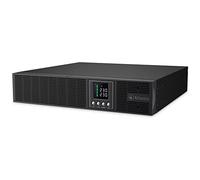 Atlantis A03-OP1302-RC UPS Online Doble conversión de Onda sinusoidal Pura 1300VA 900W, Servidor Rack, Pantalla LCD, USB, Serie RS-232, 8 Salidas IEC, Ranura SNMP, 2x12V-9Ah