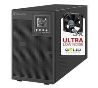 Atlantis A03-OP3002XLN Online 75% Quieter UPS Server Double Conversion Pure Sine Wave 3000VA 2100W, Low Noise Fans Gelid 31,3 dBA, USB, 4 IEC, Slot, 6x12V-9Ah