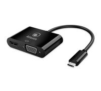 ATLANTIS Adaptador USB Type_c a Hdmi + Vga + Power Delivery 65W A04-TC_HD+V+PD