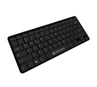 Atlantis Argo - Teclado USB ultra delgado de 78 teclas, color negro chocolate